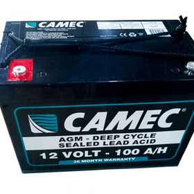 Camec - 100amp AGM Deep cycle Battery