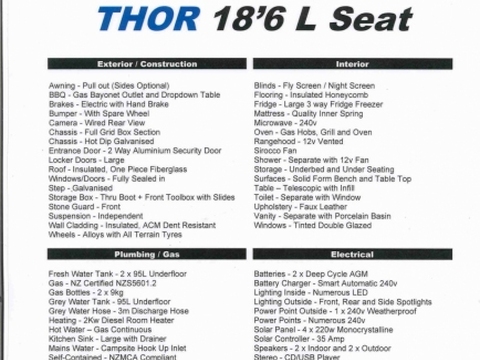 Legion - Thor - 18'6ft - L Seating - Walk Around Bed