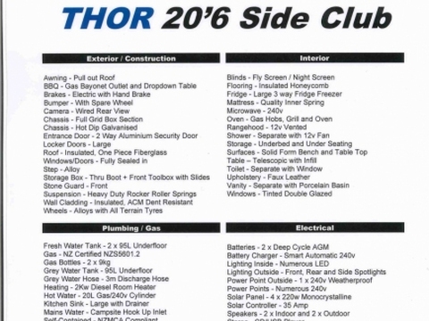 Legion - Thor - 20’6ft - Side Club - Walk Around Bed